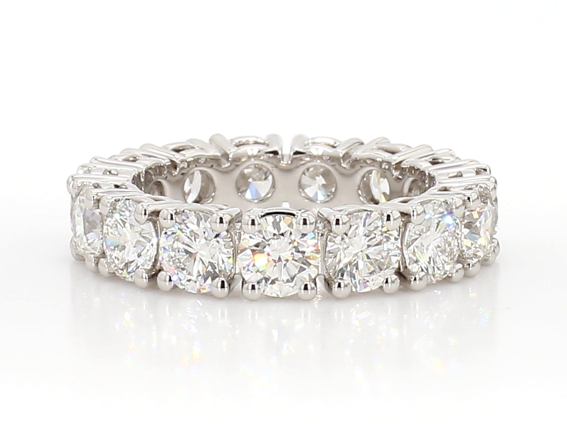 GIA-Certified Round Diamond Eternity Band