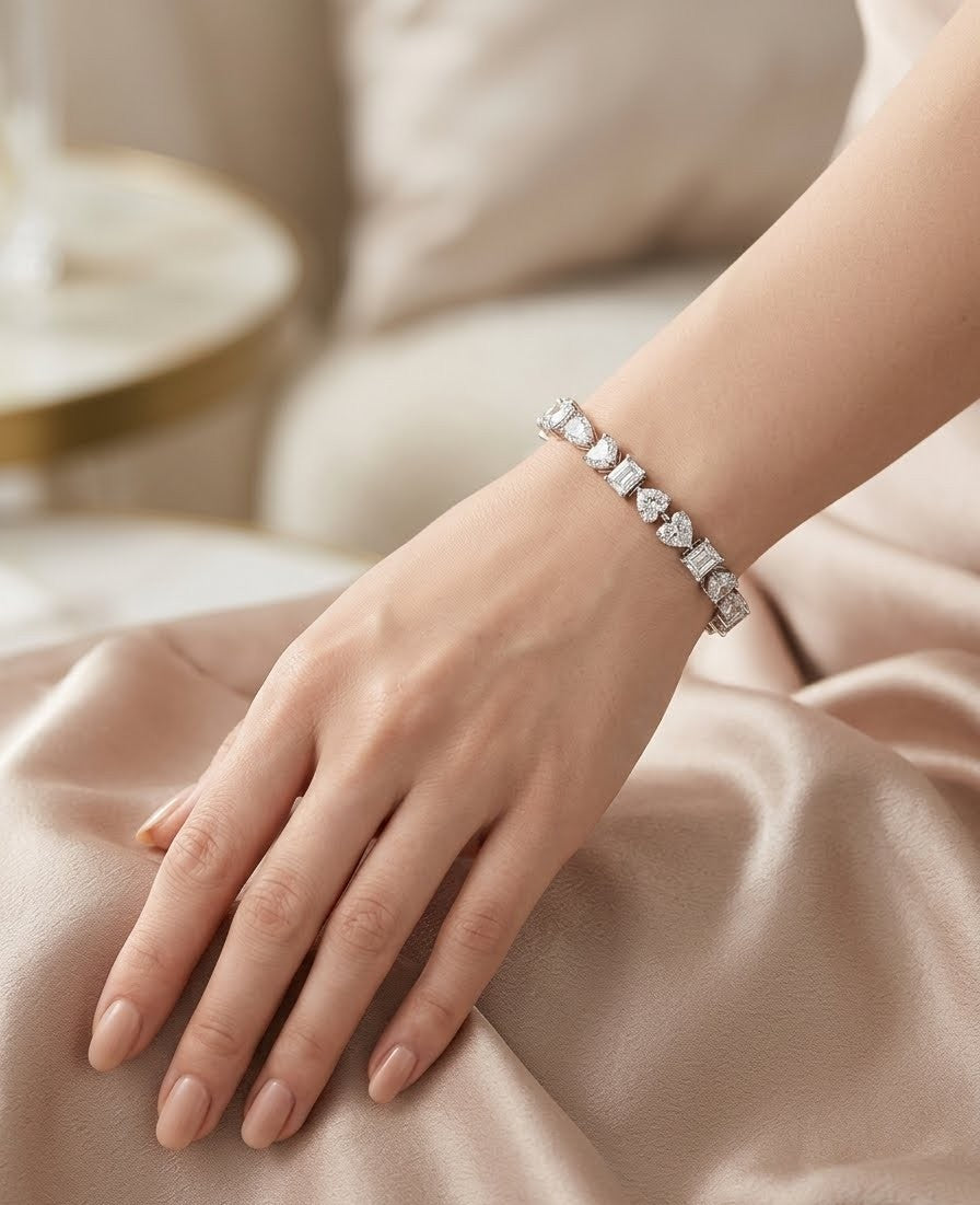 22.74ctw Mixed Fancy-Cut Diamond Bracelet from the Step-Cut Collection