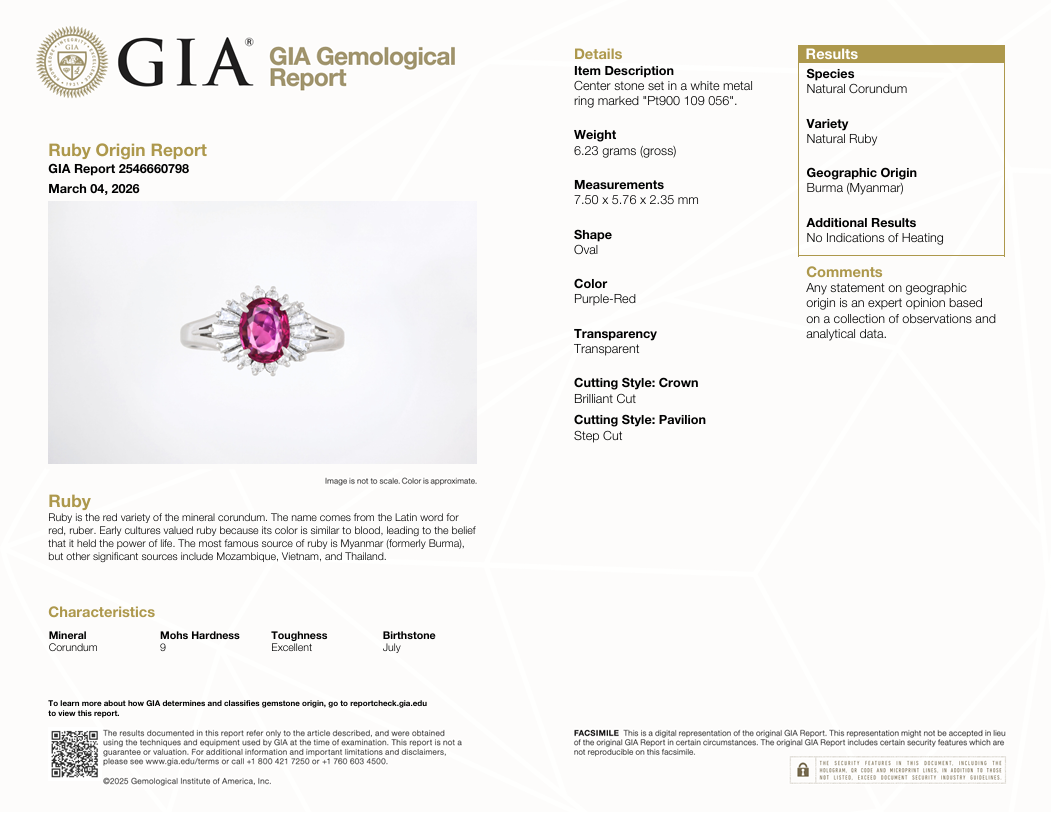 1.01 Ct. Purplish Red Ruby and Natural Diamond Halo Ring