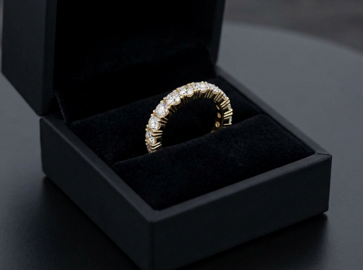 2.05ctw Round Diamond Full Eternity Band