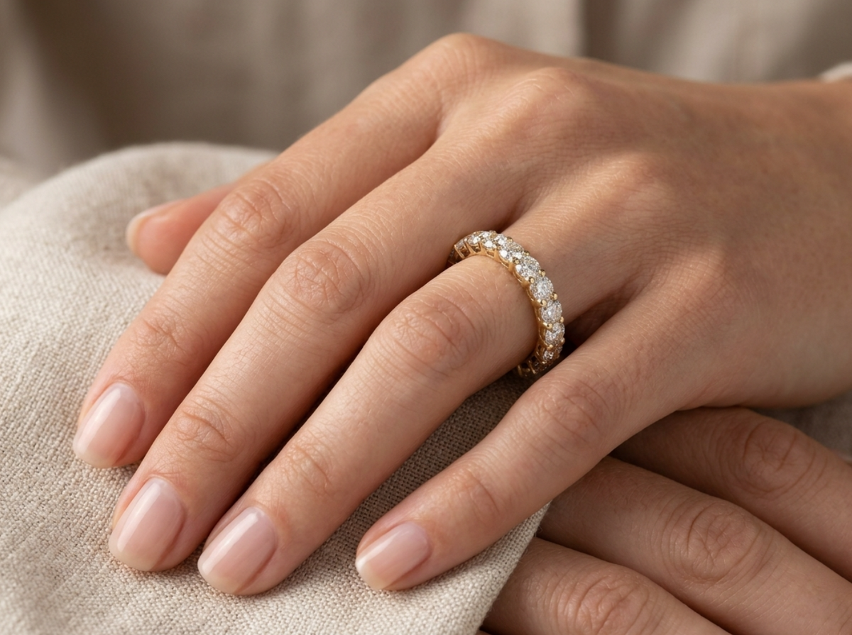 1.88ctw Round Diamond Full Eternity Band