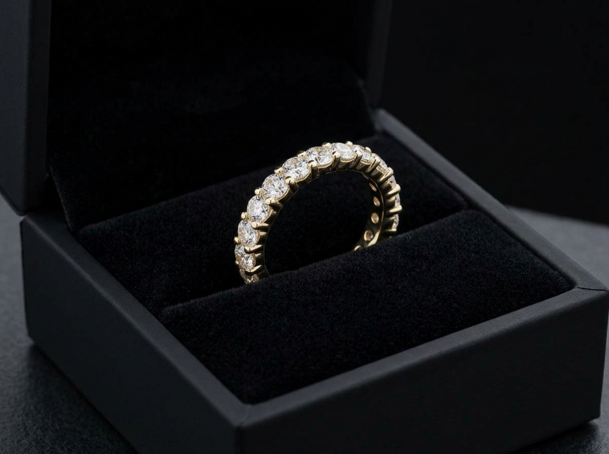 1.88ctw Round Diamond Full Eternity Band