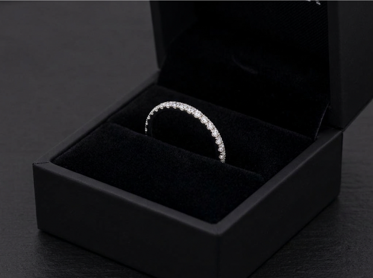 0.54ctw Round Diamond Full Eternity Band